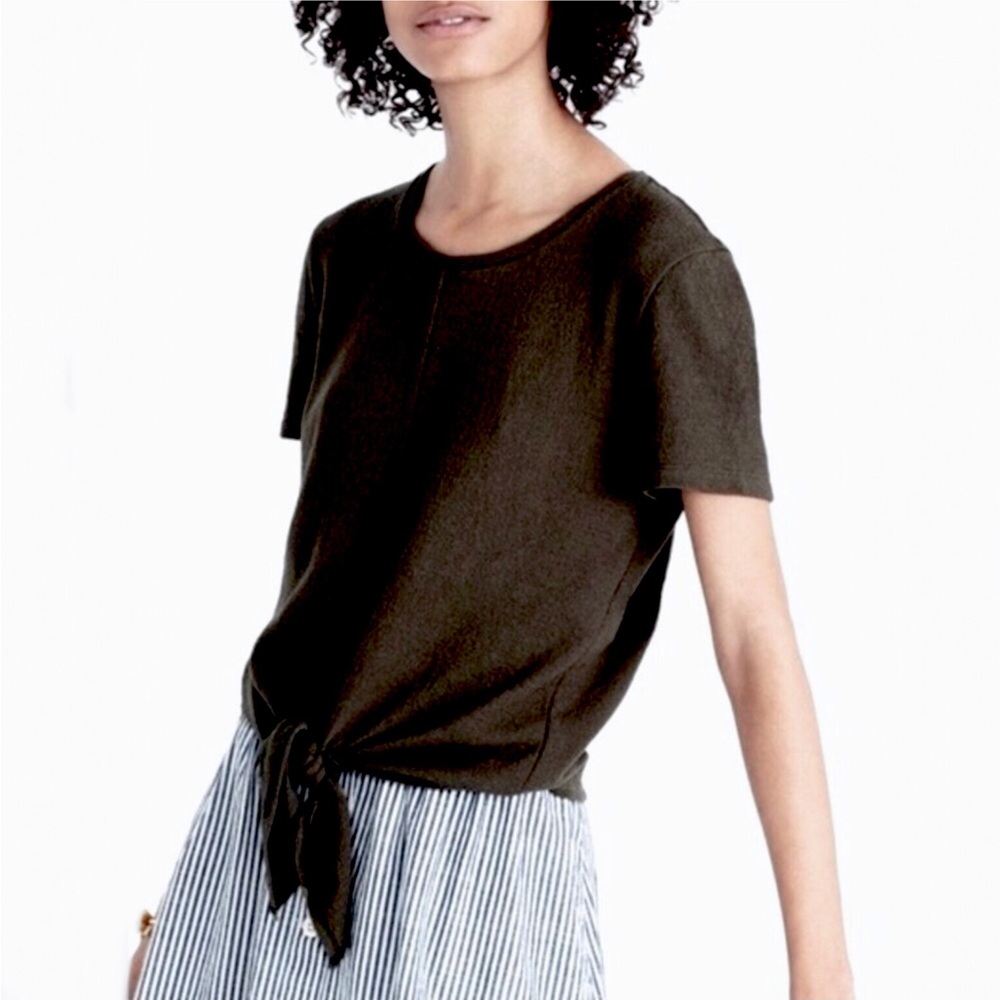 Madewell | Texture & Thread Modern Tie Front Top